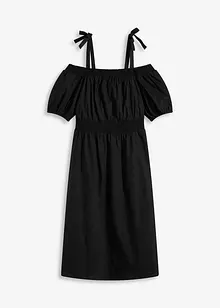 Robe col Bardot 100% coton, bonprix