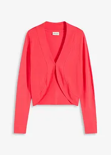 Gilet court en maille de viscose mélangée, bonprix
