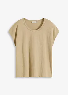 T-shirt, effet lin, bonprix