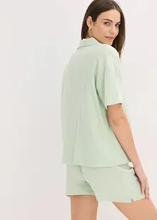 Pyjashort boutonné en gaze de coton douce, bonprix