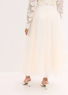 Jupe longue en tulle délicat, bonprix
