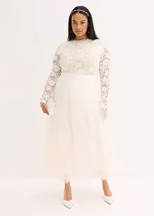 Jupe longue en tulle délicat, bonprix