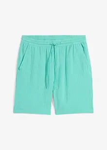Short en gaze 100% coton, Regular, bonprix