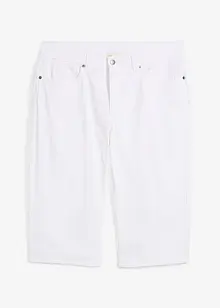 Bermuda long et léger en jean extensible, Regular, bonprix