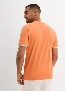 Lot de 2 T-shirts col tunisien, bonprix