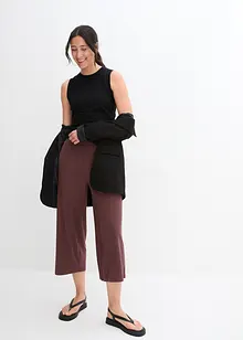 Pantalon en jersey à taille élastiquée, bonprix