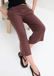 Pantalon en jersey à taille élastiquée, bonprix