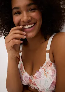 Soutien-gorge minimiseur avec broderies filigranées, bonprix