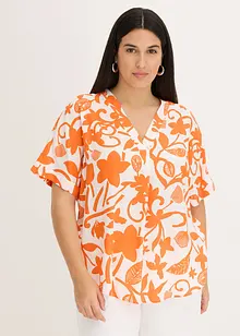 Tunique-blouse imprimée en viscose fluide, bonprix