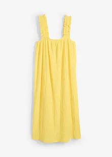 Robe en jersey crêpe gaufré, bonprix