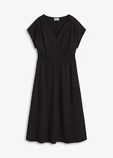 Robe en jersey crêpe aérien, bonprix