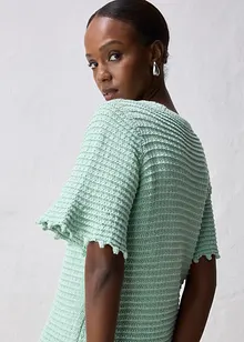 Pull ajouré avec lin, bonprix