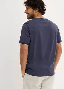 T-shirt aspect superposé avec écusson poitrine, bonprix