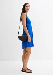 Robe trapèze en maille de viscose mélangée, bonprix