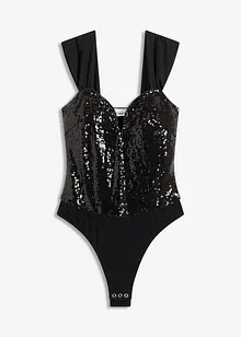 Body à sequins, bonprix