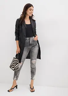 Jean Mom taille haute avec effets destroy, bonprix