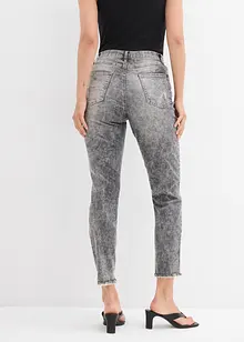 Jean Mom taille haute avec effets destroy, bonprix