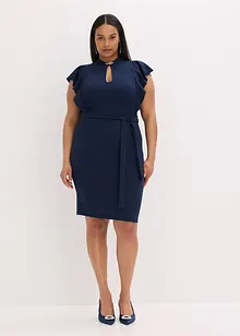 Robe fourreau avec une joli fermeture sur le décolleté, bonprix
