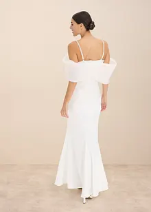 Robe de mariée en satin brillant orné de strass, bonprix