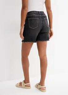 Short en jean, taille mi-haute, extensible, bonprix
