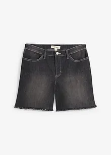 Short en jean, taille mi-haute, extensible, bonprix