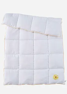 Couette microfibre effet duvet avec fleur brodée, medium, bonprix