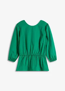 Blouse à manches bouffantes et dos original, bonprix