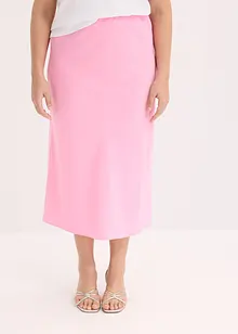Jupe midi en satin, bonprix