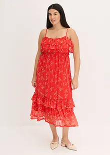 Robe en jersey et mesh, bonprix