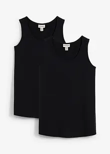 Lot de 2 tops de grossesse et d’allaitement en coton, bonprix