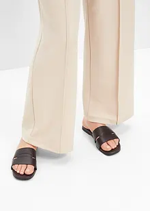 Mules en cuir, bonprix