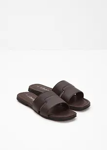 Mules en cuir, bonprix