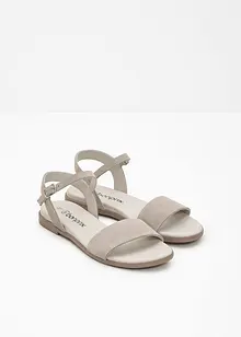 Sandales en cuir, bonprix
