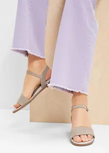 Sandales en cuir, bonprix