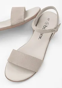 Sandales en cuir, bonprix
