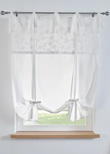 Store à nouettes avec broderie, bonprix
