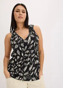 Top imprimé en jersey texturé, bonprix