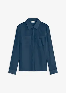 Blouse transparente et texturée, bonprix