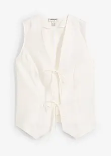 Blouse sans manches 100% lin, bonprix