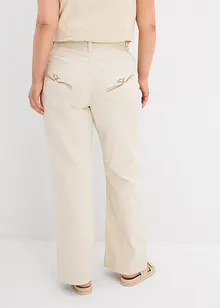 Jean large taille mi-haute élastiquée, bonprix