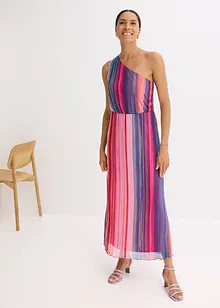 Robe une épaule en mesh doux, bonprix