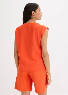 Chemisier sans manches en viscose mélangée, bonprix