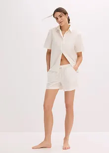 Pyjashort tissé en coton, bonprix