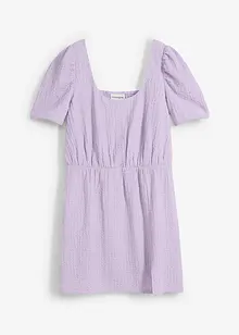 Robe en jersey crêpe texturé, bonprix