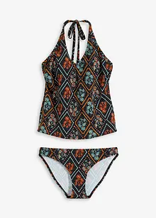 Tankini (ens. 2 pces) à col V, bonprix