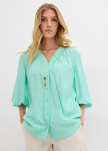 Chemisier oversize en viscose mélangée, bonprix