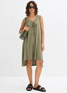 Robe en jersey à laçage, bonprix