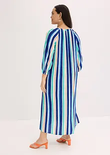 Robe caftan rayée en viscose texturée, bonprix
