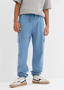 Pantalon de jogging à poches cargo, 100% coton, bonprix