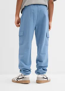 Pantalon de jogging à poches cargo, 100% coton, bonprix
